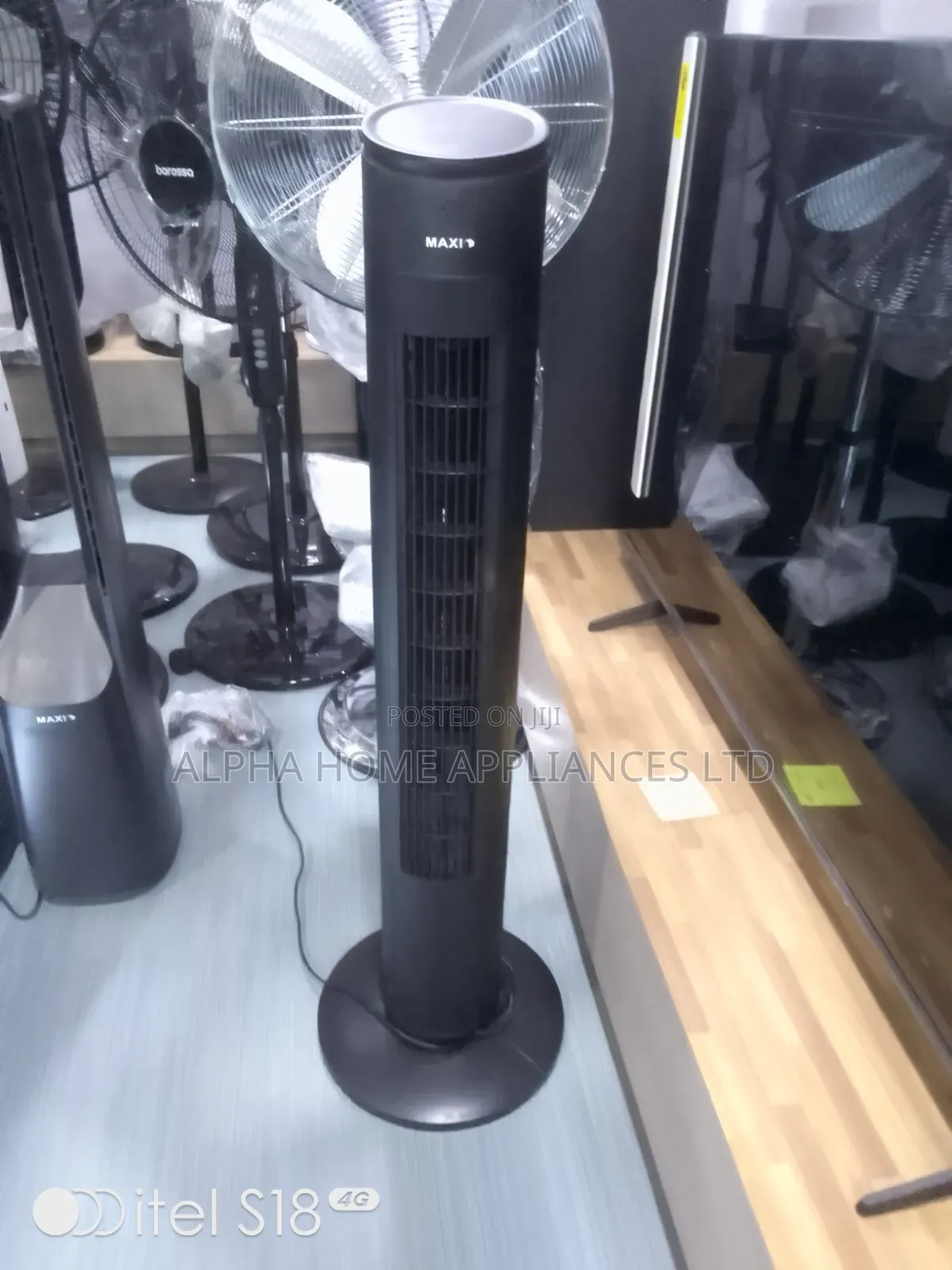 Maxi Tower Fan Black Colour