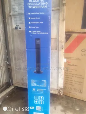 Maxi Tower Fan Black Colour