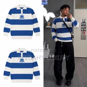 Men’s Varsity Long-Sleeve Polo