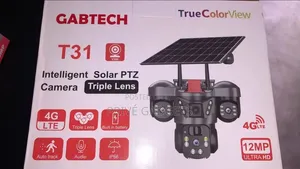 4G Wireless Solar Powered Tripple Lens CCTV Camera