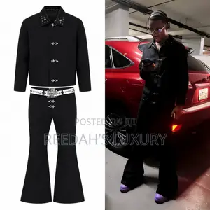 Men’s Gothic Star-Studded Flare Set