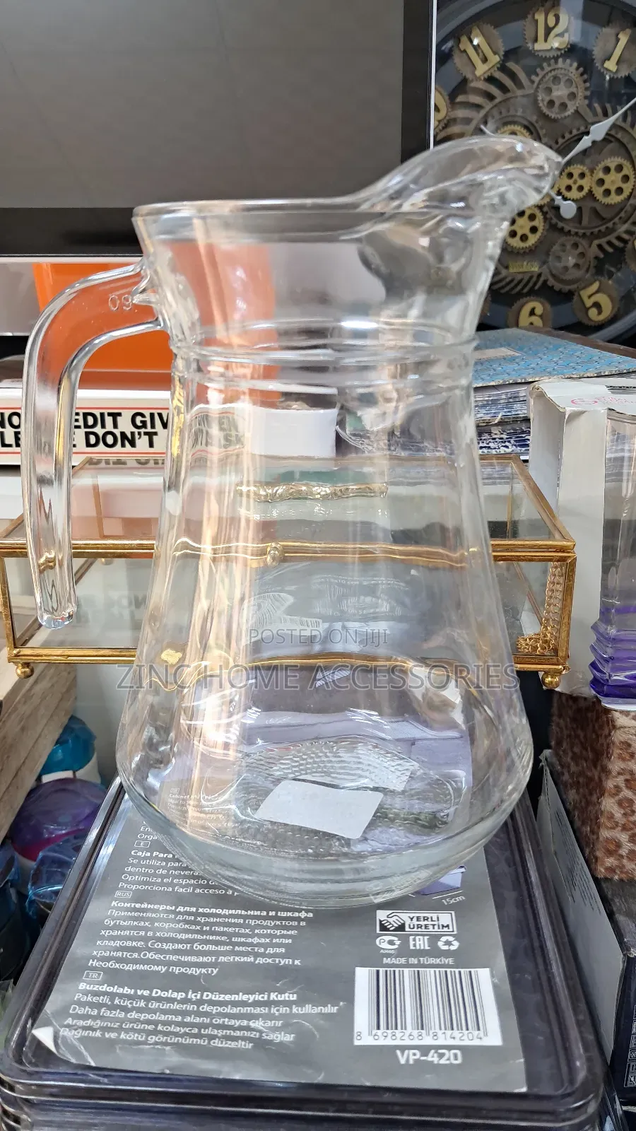 Flora Glass Jug