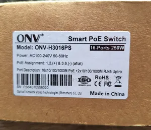 Onv 16ports Poe Gigabit Switch