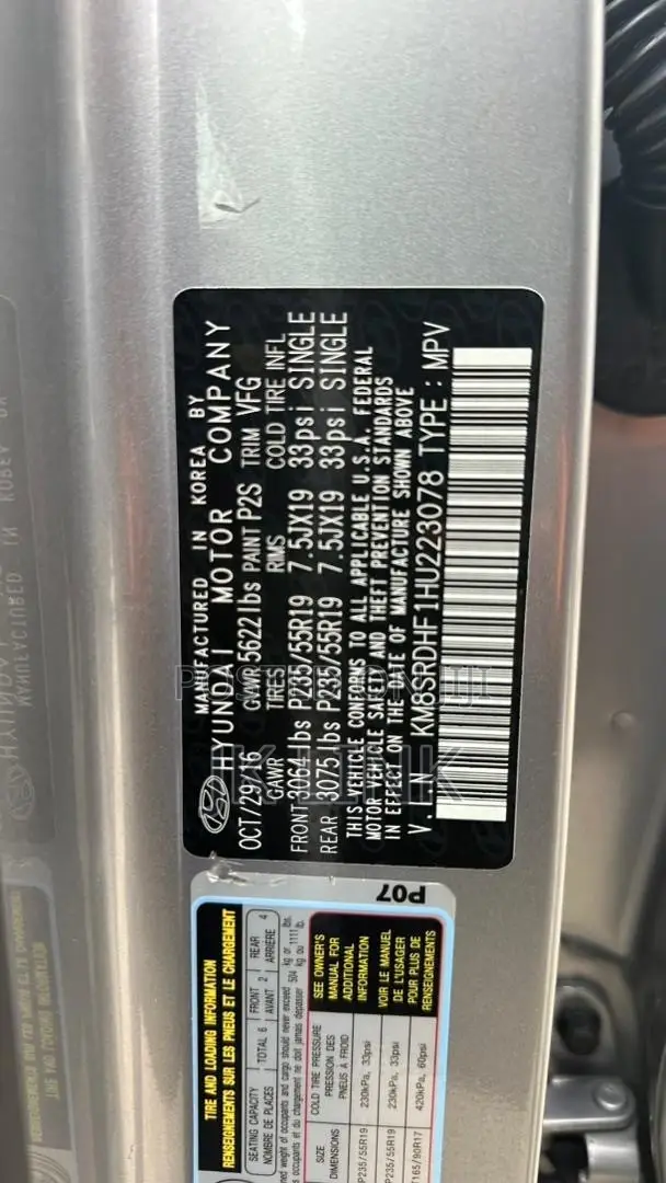 Hyundai Santa Fe 2017 Gray