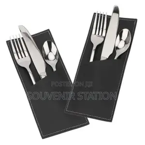 Leather Cutlery Pouch
