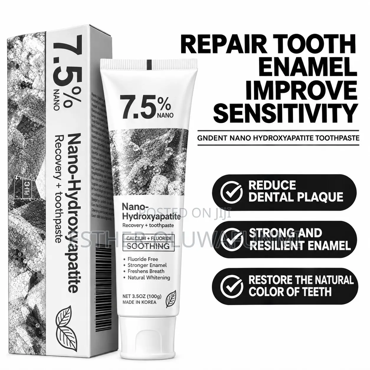 Nano Hydroxyapatite Recovery Toothpaste