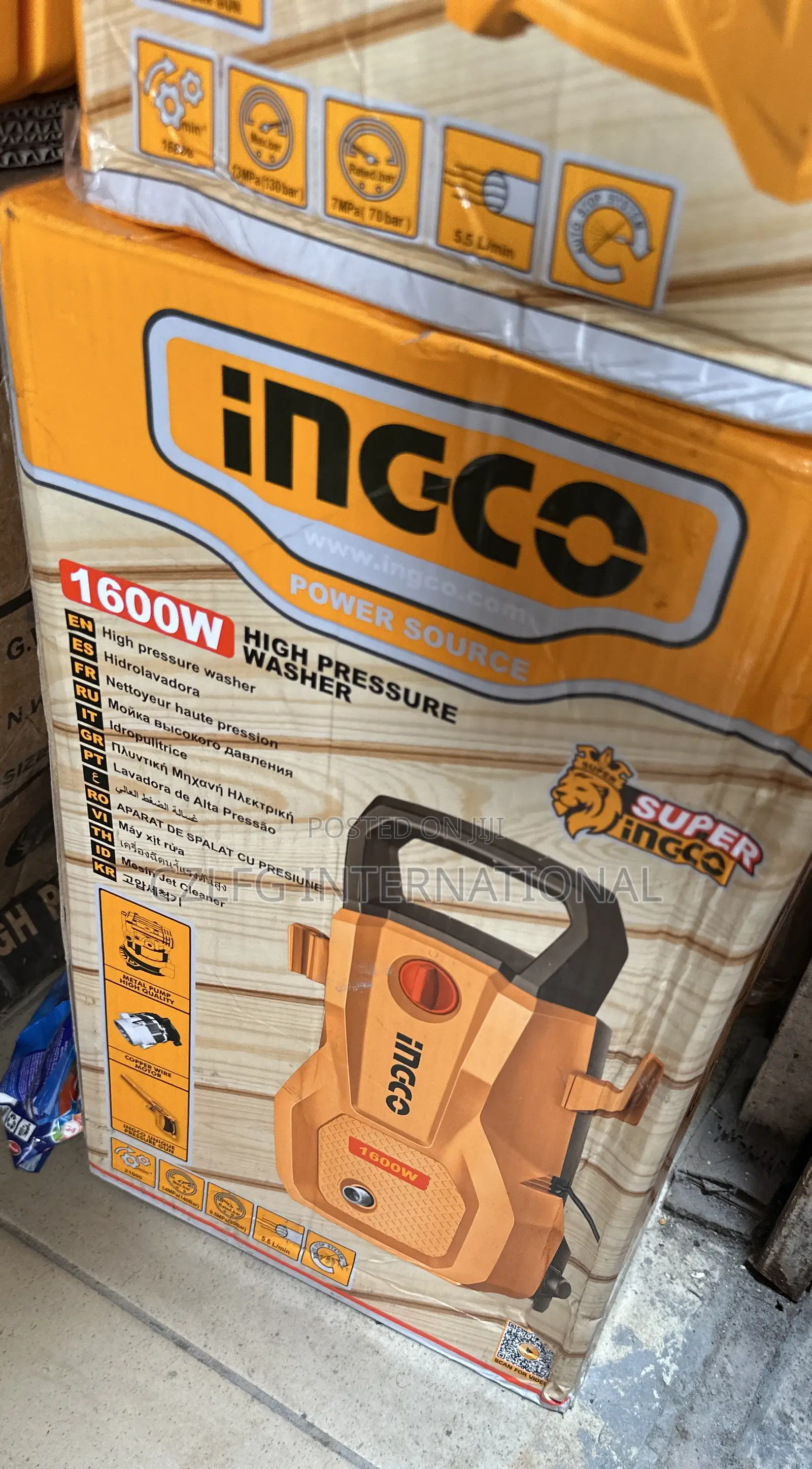 1600 Watts Ingco Pressure Washer