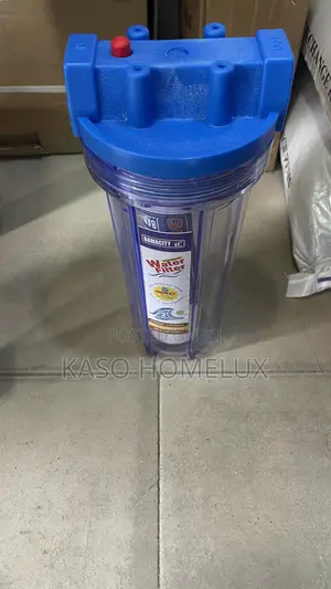 Single Short Transparent Water Filter