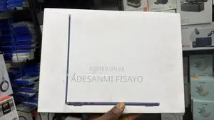 New Laptop Apple MacBook Air 2024 M3 8GB Apple M3 SSD 256GB