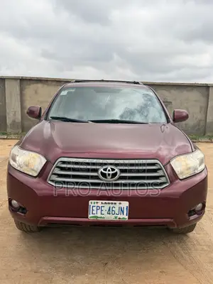 Toyota Highlander V6 2009 Red