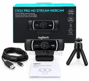 Logitech Webcam C922 for Streaming.