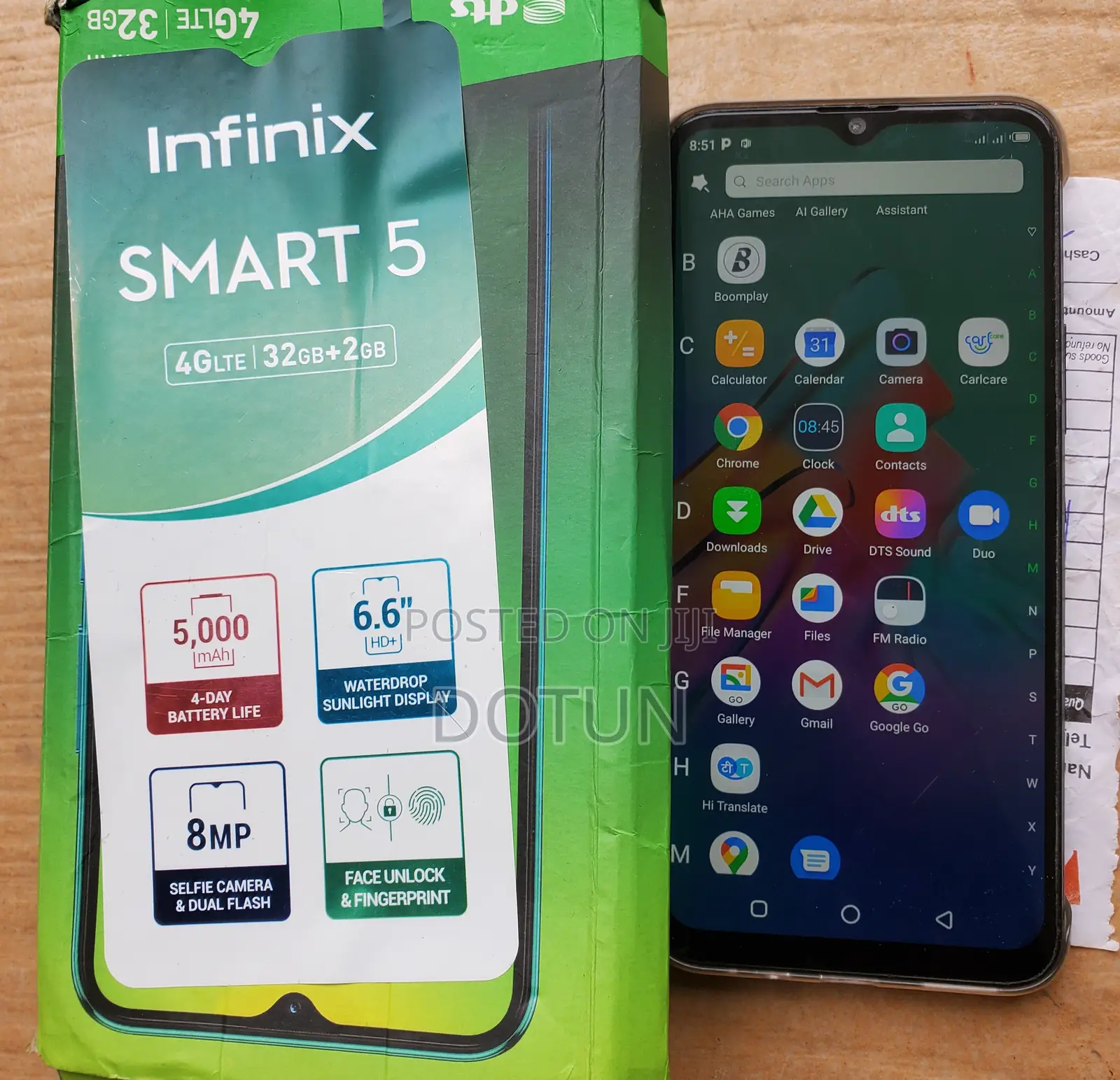 Infinix Smart 5 4G (X657C) 32 GB Black