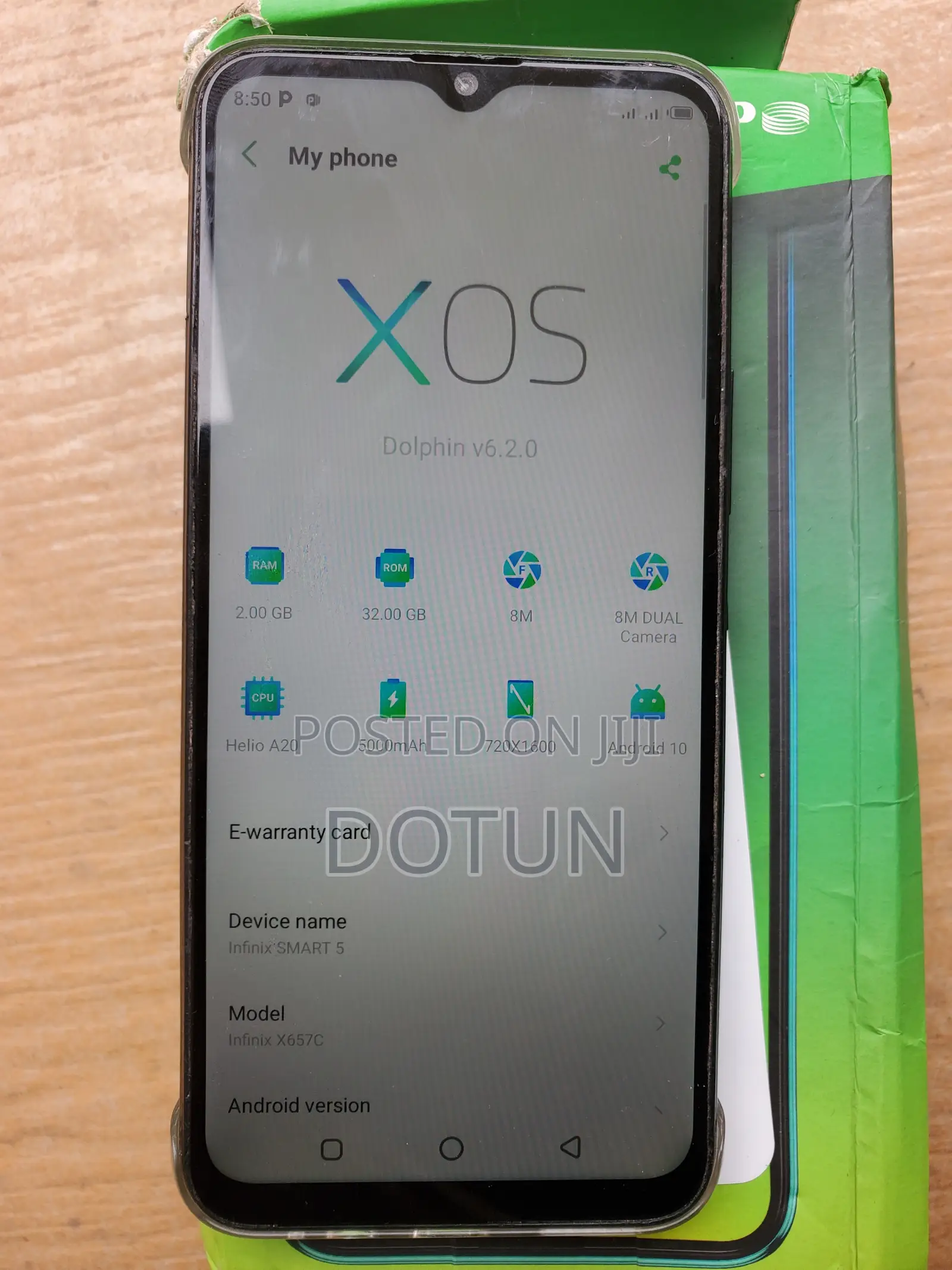 Infinix Smart 5 4G (X657C) 32 GB Black