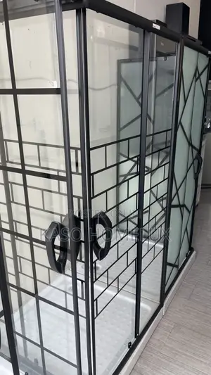 Modern Black Framed Shower Cubicle