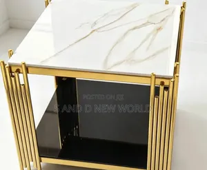 Side Stool With Marble
