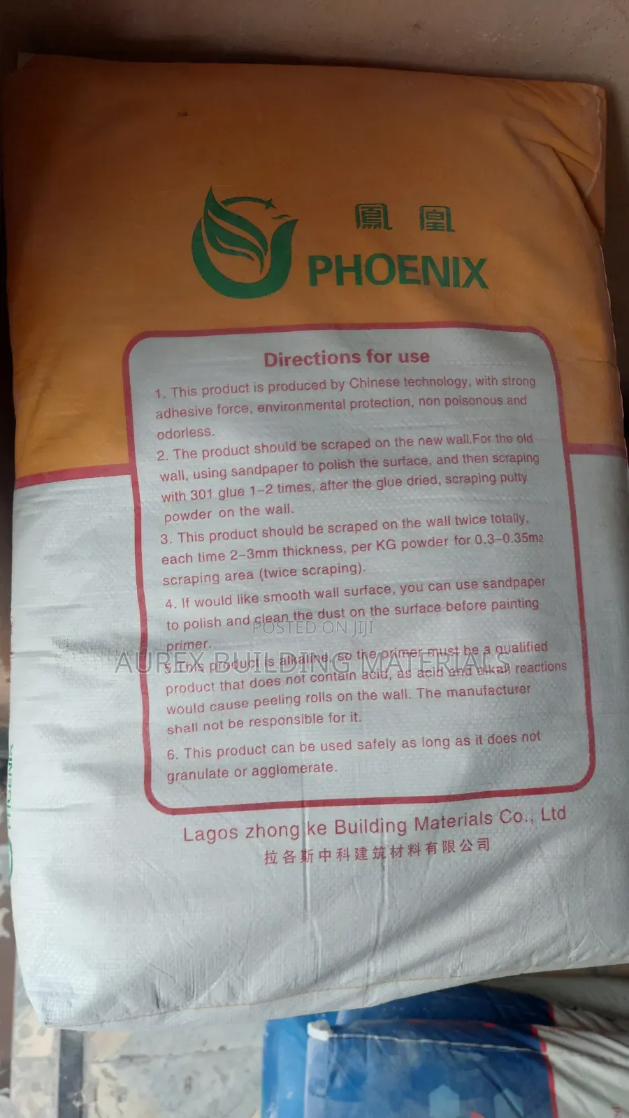 PHOENIX Exterior Wall Putty Powder – 40kg