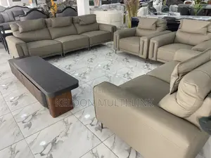 Turkish Leather Settee for Homes and Offices 7 Seater’s