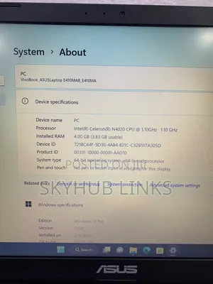Laptop Asus Vivobook E410M 4GB Intel Celeron SSD 128GB