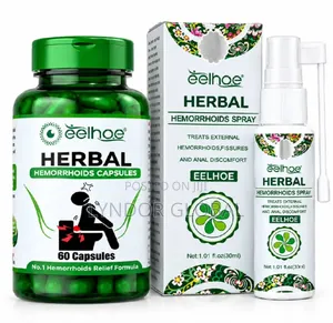 Herbal Hemorrhoids Spray Capsule Combo