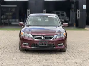 Honda Accord EX-L V6 w/Navigation 4dr Sedan (3.5L 6cyl 6A) 2015 Red