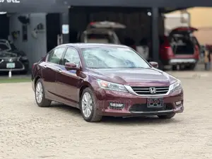 Honda Accord EX-L V6 w/Navigation 4dr Sedan (3.5L 6cyl 6A) 2015 Red