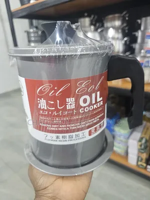 2L Stainless Steel Cooking 0il Filter Storage Container Pot