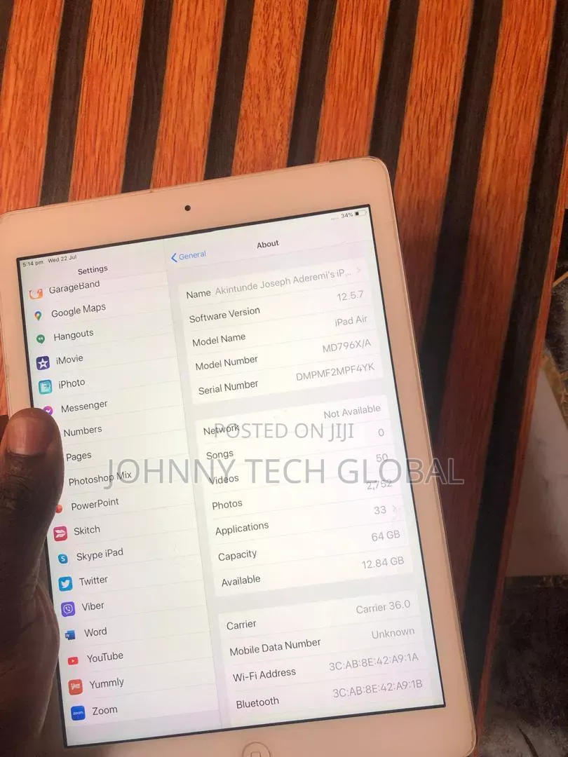 Apple iPad Air 64 GB Silver