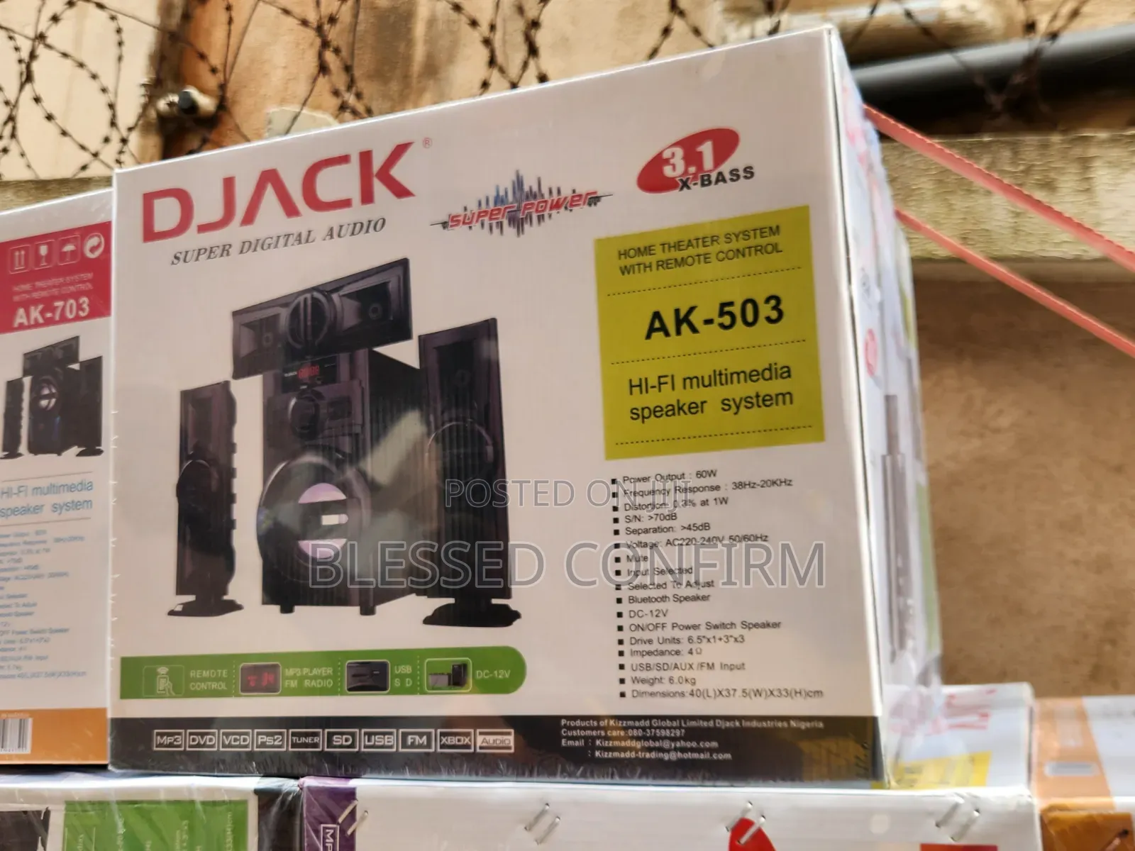 DJACK AK-503 Powerful Bluetooth Home Theatre Speaker