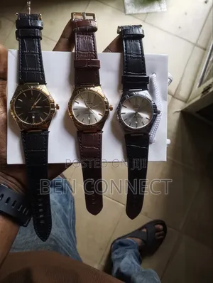 Omega Leather Wristwatch