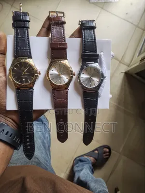 Omega Leather Wristwatch