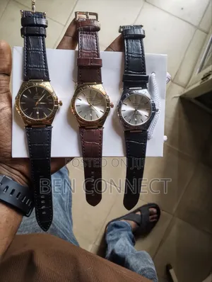 Omega Leather Wristwatch