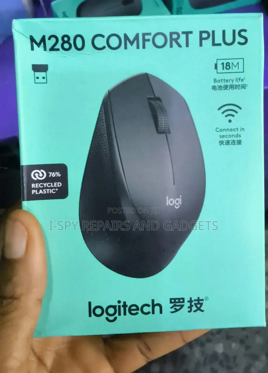 Logitech M280 Comfort Plus Wireless Mouse