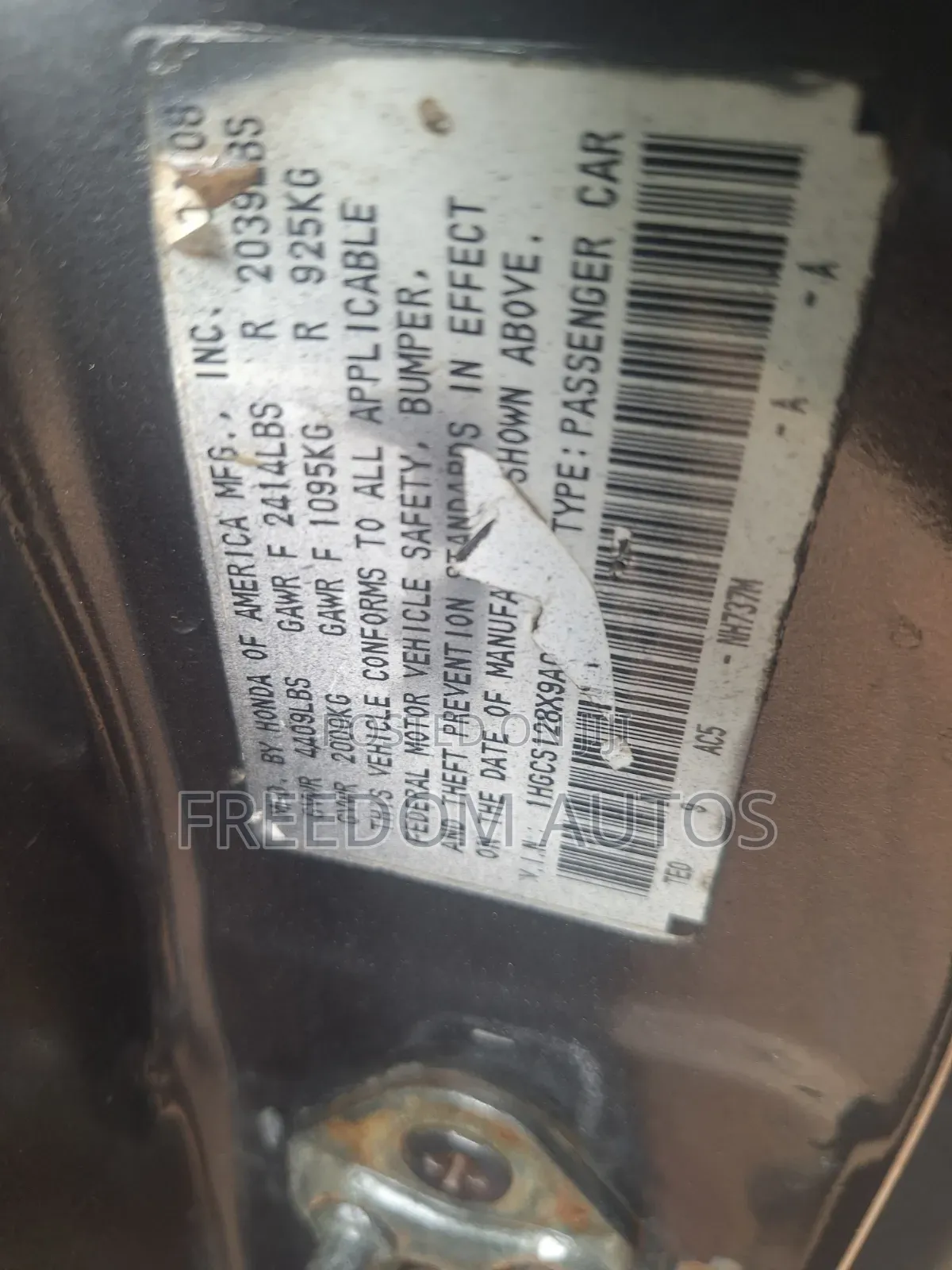 Honda Accord 2009 Gray