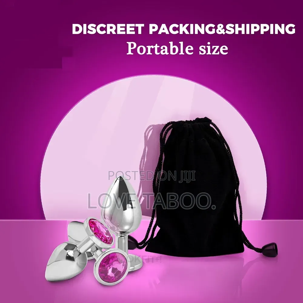 Silver Butt Plugs Set