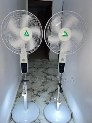 16 Inches Tri-Fone Solar Fan With Remote Control and Extra Bulb