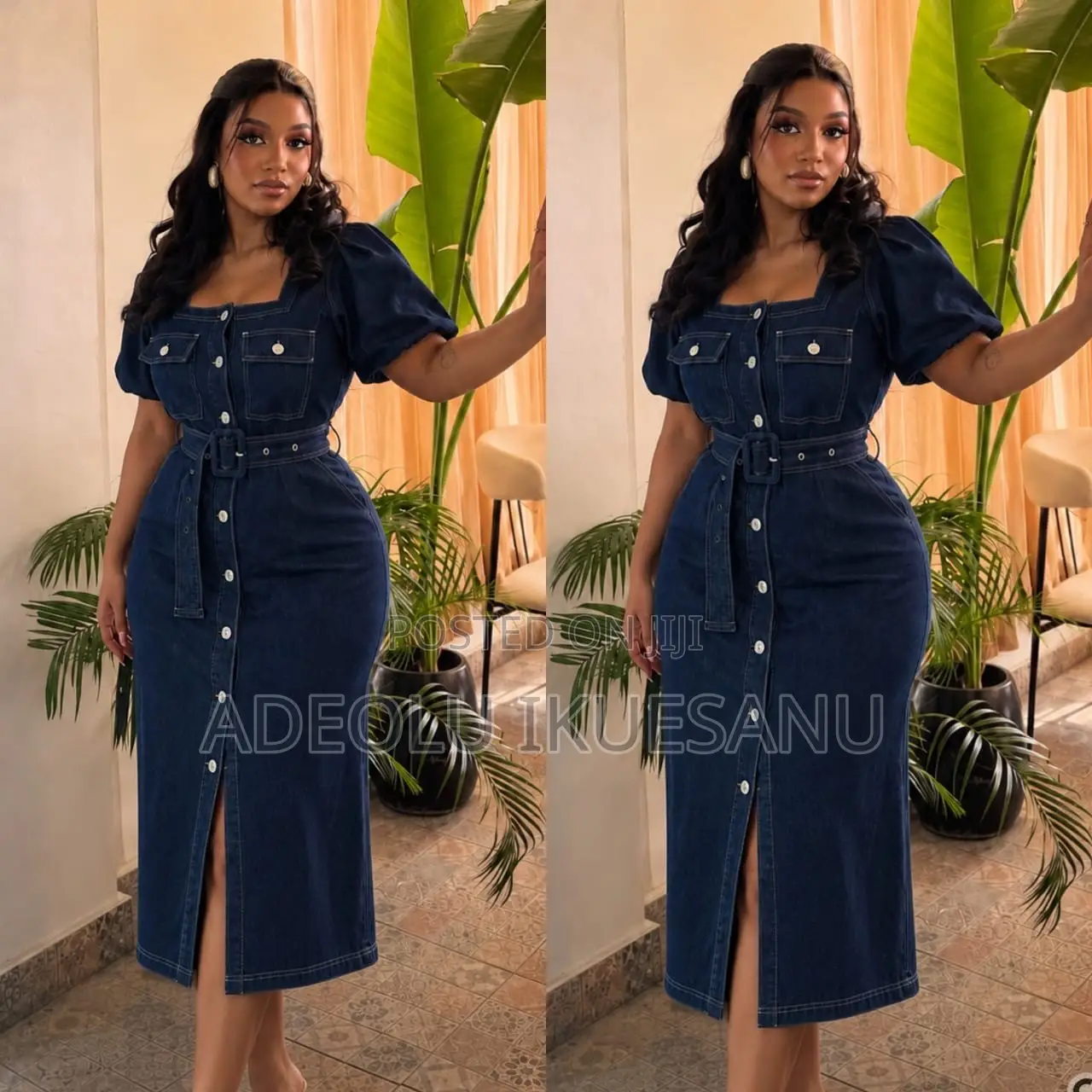 Classic Denim Gown