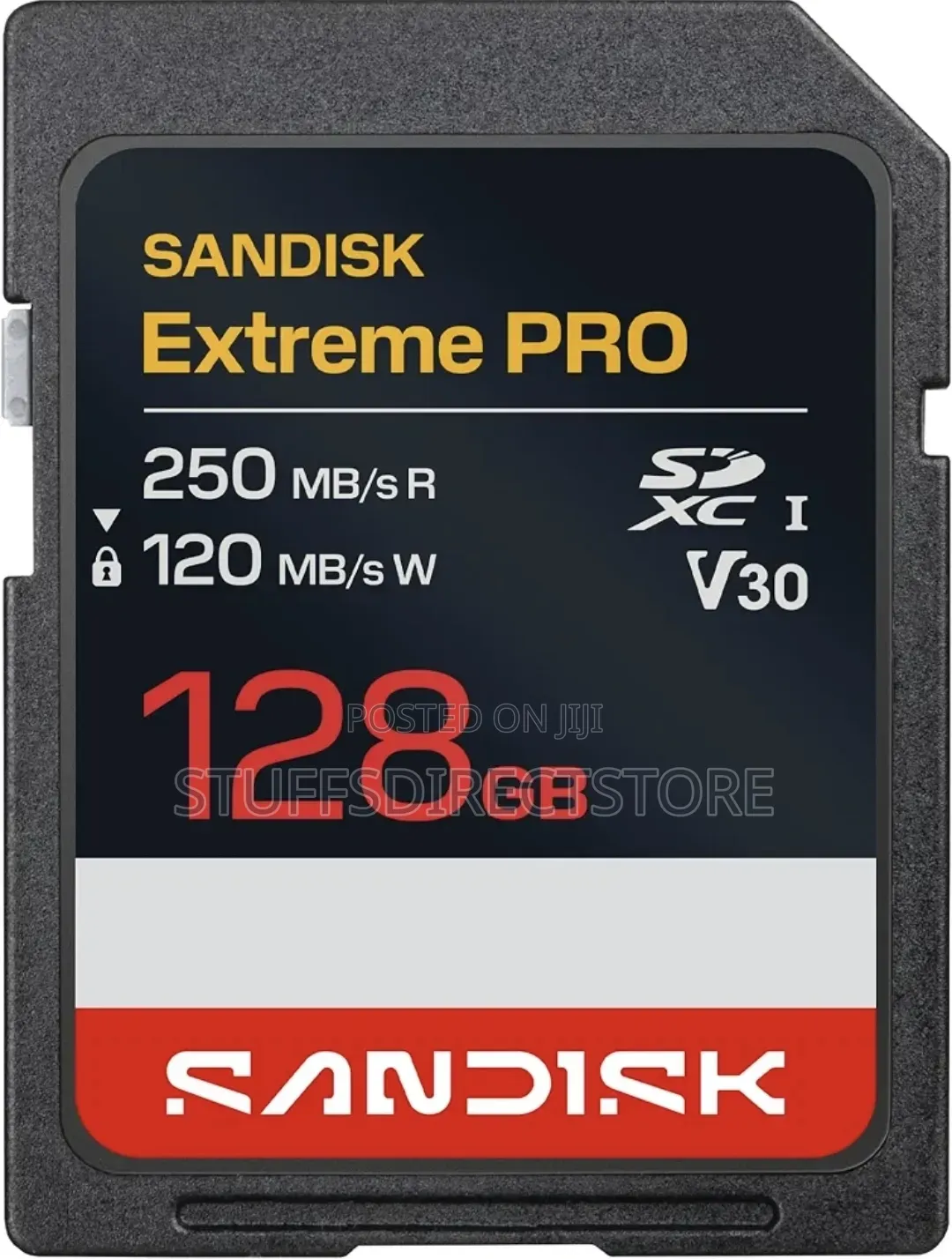 SanDisk Extreme PRO 128GB 250mbps/R 120mbps/W V30 UHS-I SD Card