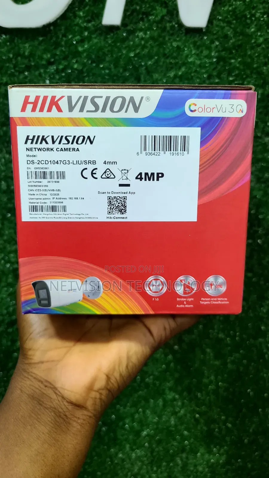 Hikvision 2way 4mp Ip Outdoor Camera