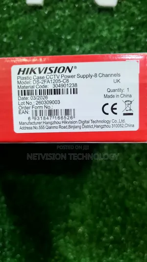 Hikvision 8way Power Supply