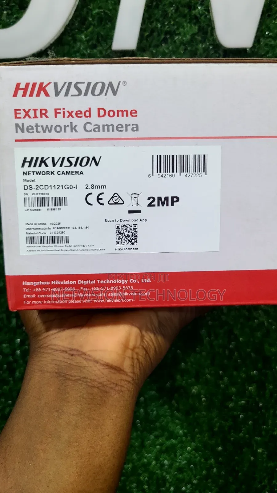 Hikvision 2mp Ip Non Audio Indoor Camera