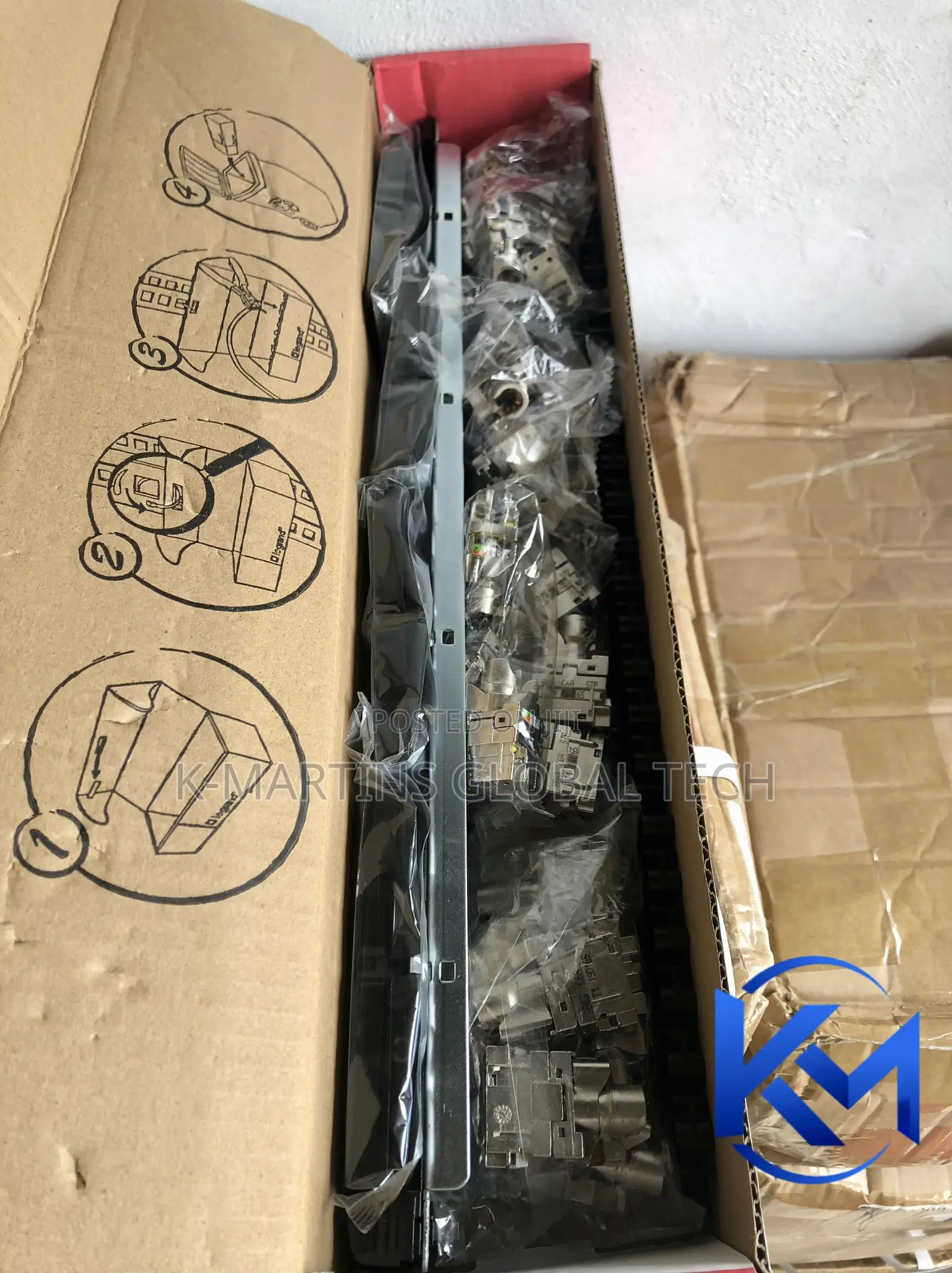 Legrand 24 Port Cat6A Shielded SFTP Patch Panel