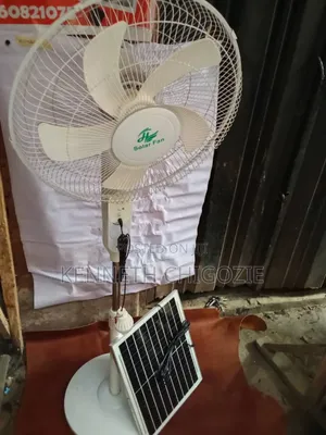 Solar/Electric Rechargeable Fan