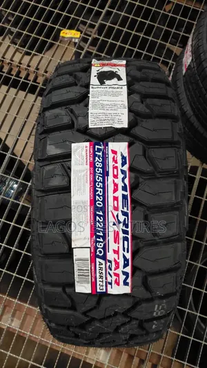 Brand New American Roadstar R/T Tyre (LT285/55R20) – 10 Ply Heavy Duty
