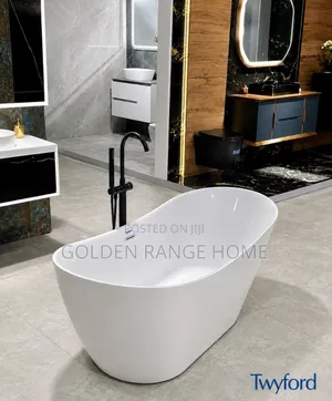 170x75cm Twyford White Acrylic Bathtub