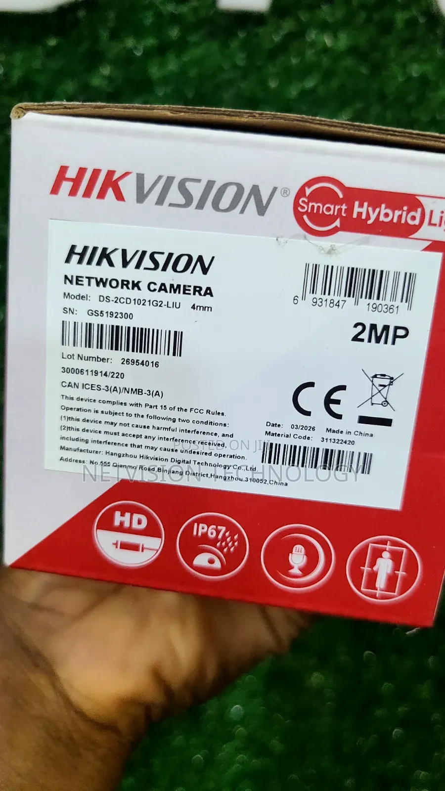 Hikvision 2mp Ip Smartlight Outdoor Camera