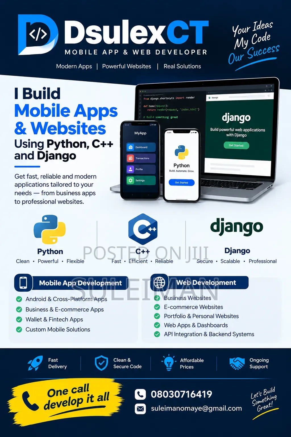 Mobile App Web Developer