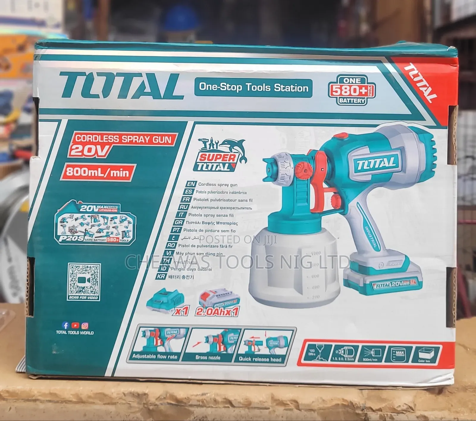 Total Battery Spray Gun
