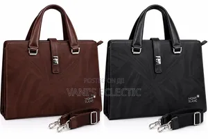 Stylish Executive Leather Briefcase / Laptop Bag
