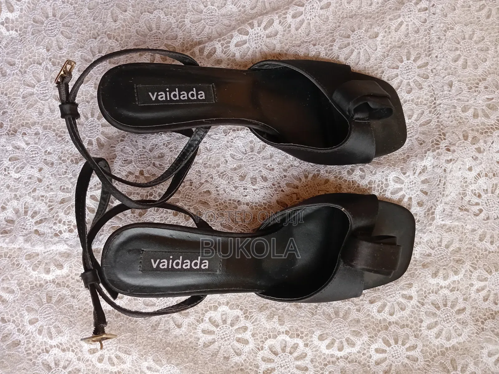Pre Loved Black Vaidada Open Toe