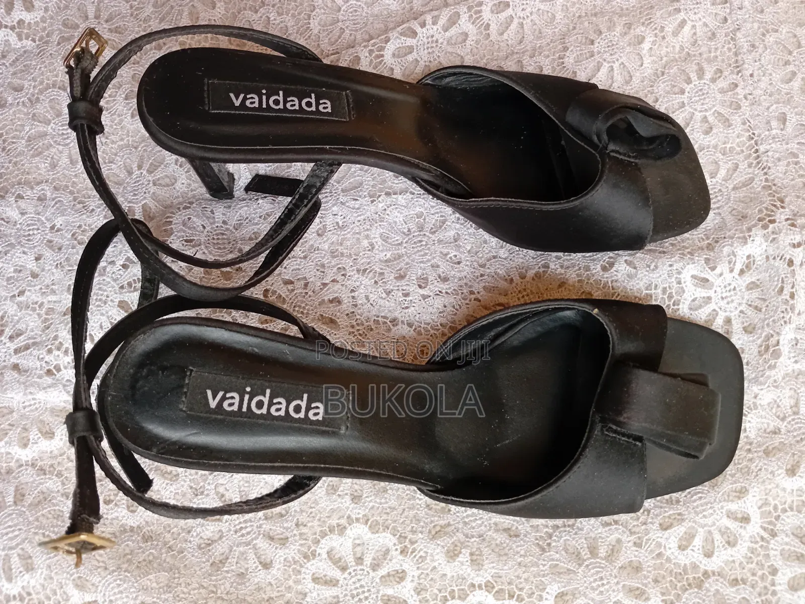 Pre Loved Black Vaidada Open Toe